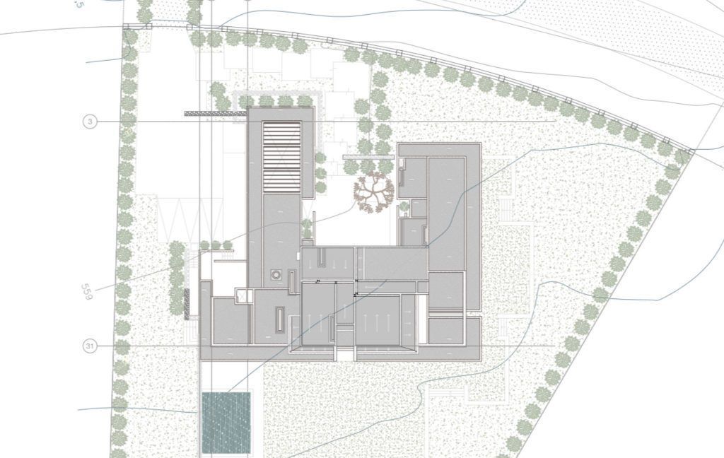 estudio lopez de madariaga arquitectura e interiorismo plano casa colina